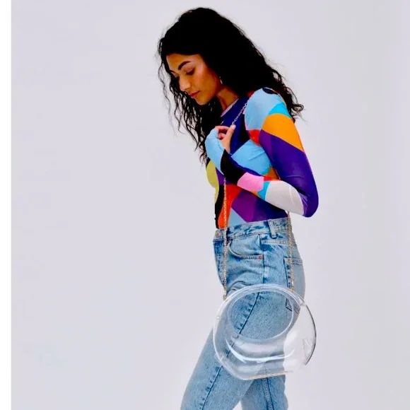 Trendy acrylic urban expression bag - Picture 3 of 5